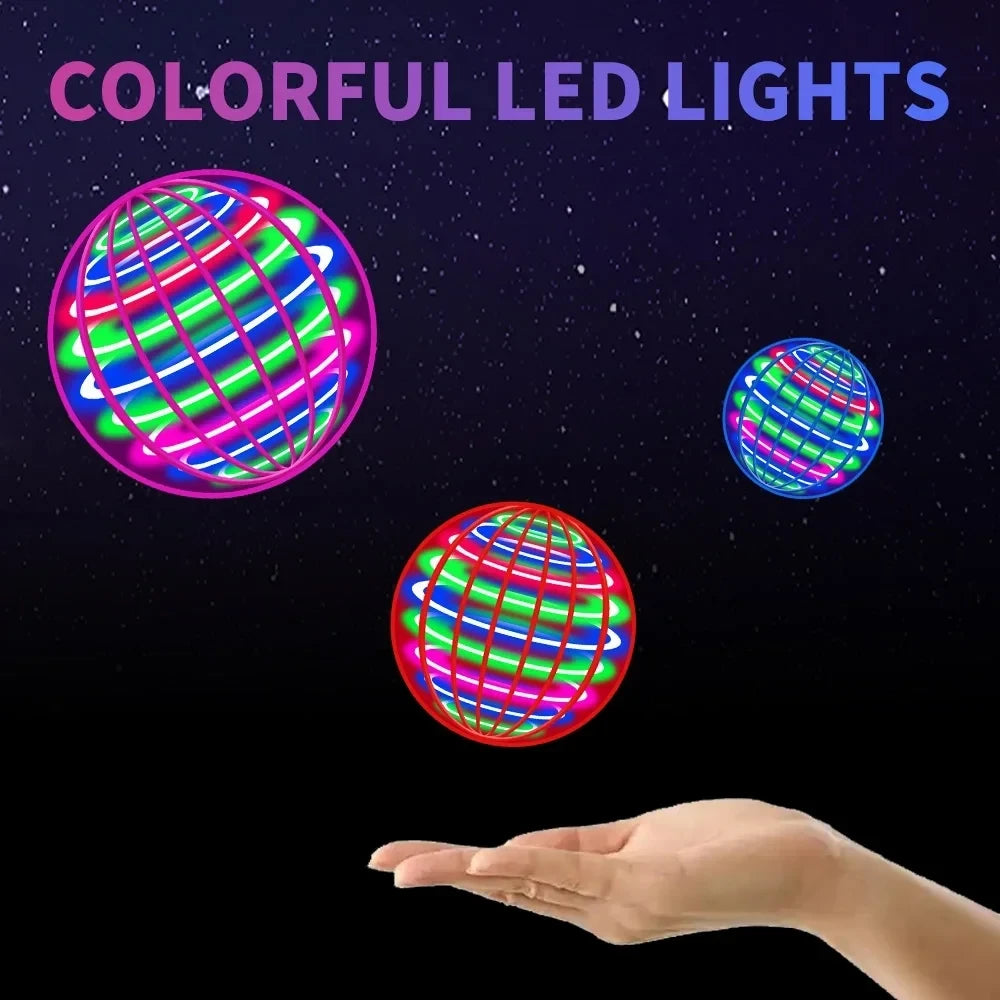 Spinning LED Flying Ball